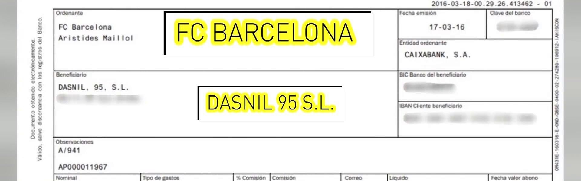西媒：银行文件显示巴萨17年间共向内格雷拉支付840万欧元